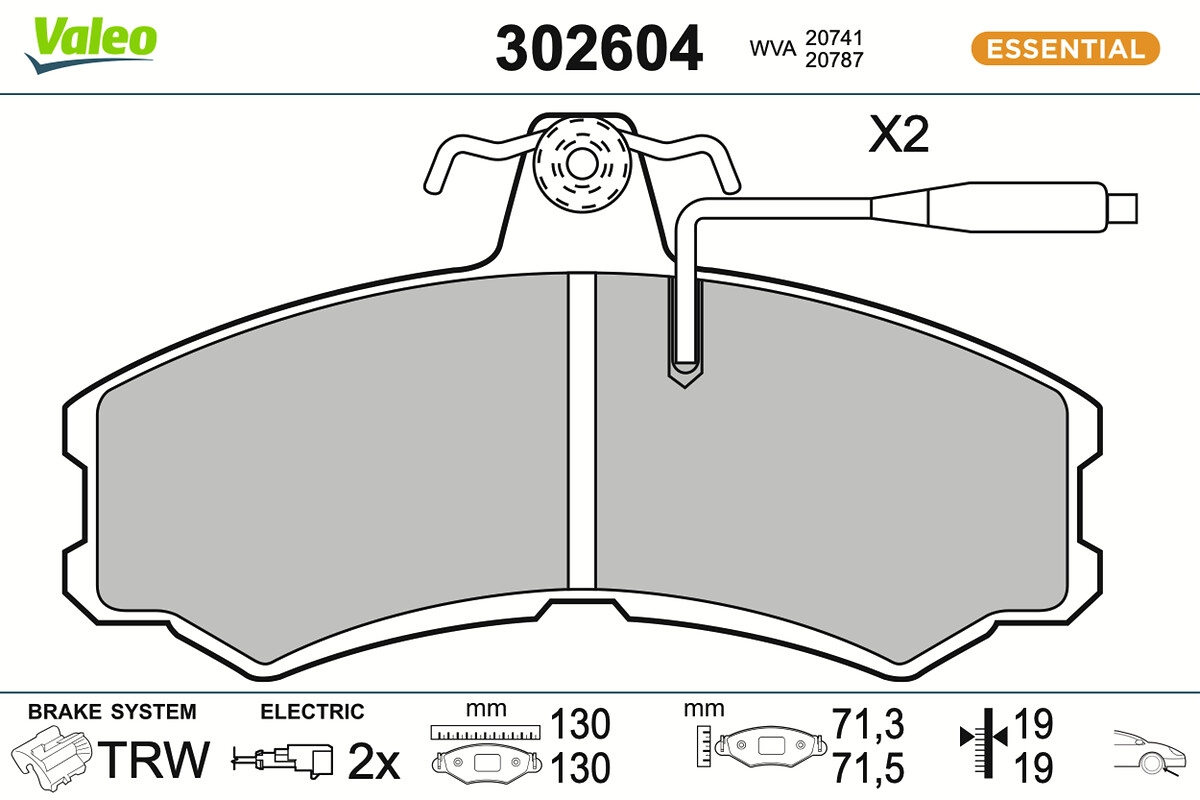 BRAKE PADS FIRST FIAT DUCATO FR